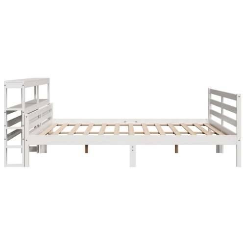 Okvir kreveta s uzglavljem bez madraca bijeli 200x200 cm - Bijela 200 x 200 cm Cijena