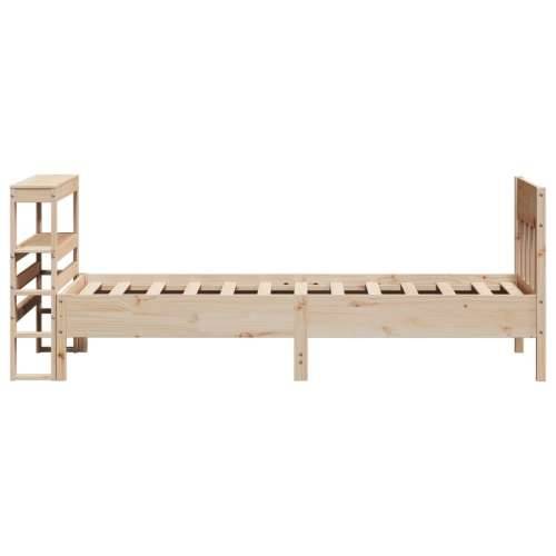Okvir kreveta bez madraca 75 x 190 cm od masivne borovine - Prirodna 75 x 190 cm Cijena