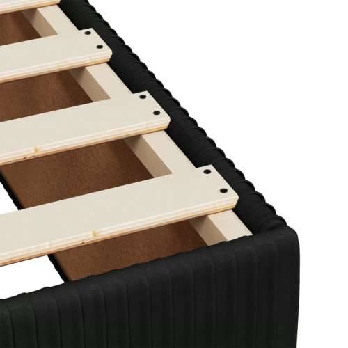 Box spring krevet s madracem crni 90x190 cm baršunasti - Crna 90 x 190 cm gumbi Cijena