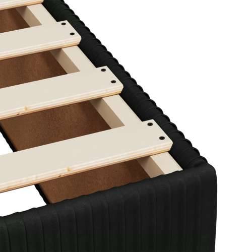 Box spring krevet s madracem crni 90x190 cm baršunasti - Crna 90 x 190 cm Blok s kvadratima Cijena