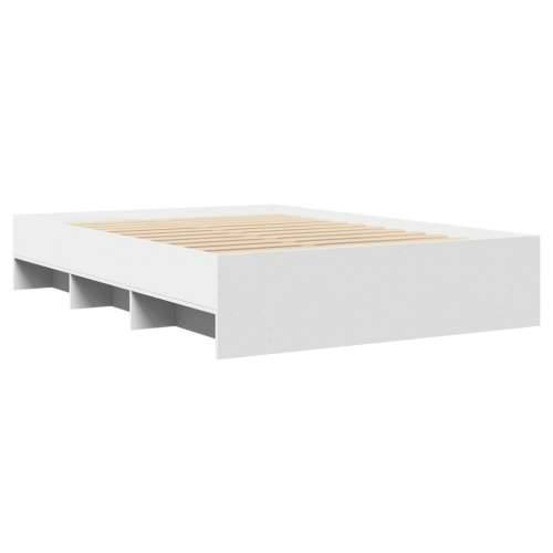 Okvir za krevet bijeli 135x190 cm konstruirano drvo - Bijela 135 x 190 cm Cijena