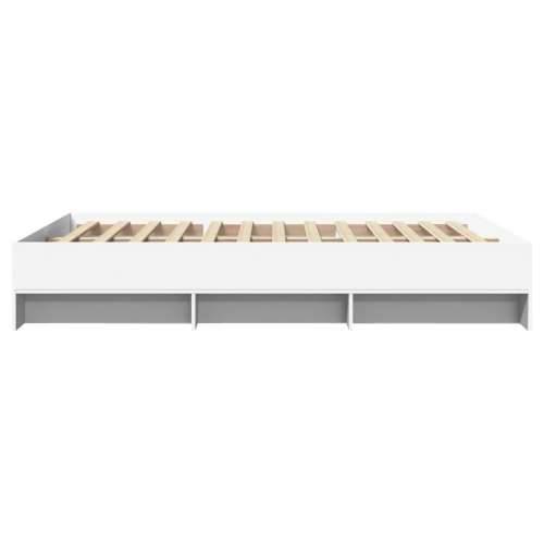Okvir za krevet bijeli 135x190 cm konstruirano drvo - Bijela 135 x 190 cm Cijena