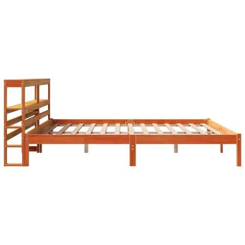 Okvir kreveta s uzglavljem voštano smeđi 200x200 cm od borovine Smeđa 200 x 200 cm Cijena