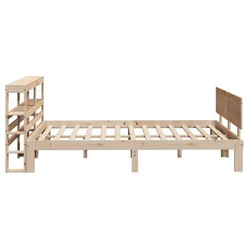 Okvir kreveta s uzglavljem 120x190 cm od borovine - Prirodna 120 x 190 cm Cijena