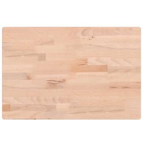 Kupaonska radna ploča 60x40x4 cm masivna bukovina - Prirodna 60 x 40 x 4 cm Cijena