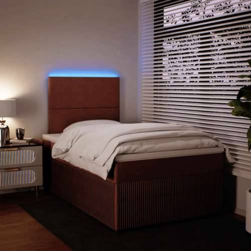 Box spring krevet s madracem ružičasti 120 x 200 cm baršunasti - Ružičasta 120 x 200 cm Gladak dizajn Cijena