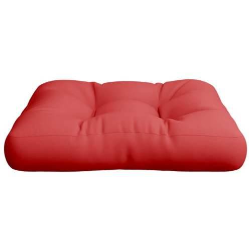 Jastuk za palete crveni 58 x 58 x 10 cm od tkanine - Crvena 1 Cijena