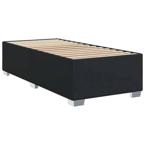 Krevet s oprugama i madracem crni 100x200 cm od umjetne kože - Crna 100 x 200 cm gumbi Cijena