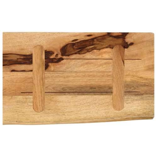 Stolna ploča 60 x 30 x 2,5 cm masivno drvo manga sa živim rubom - Prirodna 60 x 30 x 2.5 cm 1 Grubo masivno drvo manga Cijena