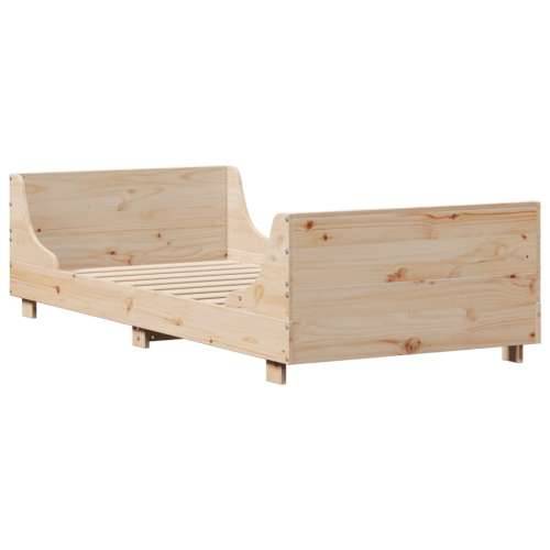 Okvir kreveta bez madraca 75 x 190 cm od masivne borovine - Prirodna 75 x 190 cm Cijena