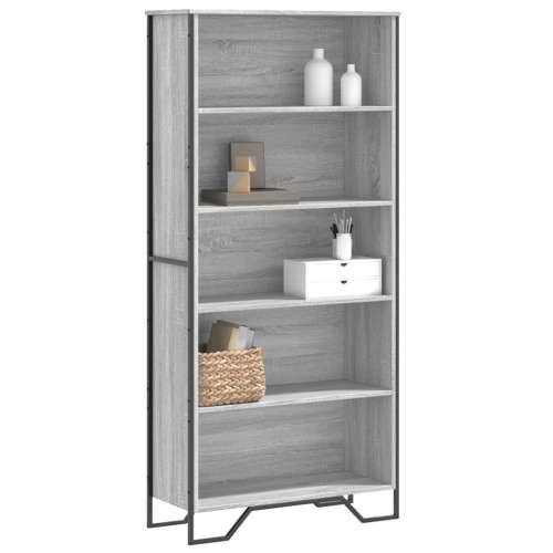Ormarić za knjige boja hrasta 80x31x169 cm konstruirano drvo - Sivi hrast sonoma 1 169 cm 80 cm Cijena