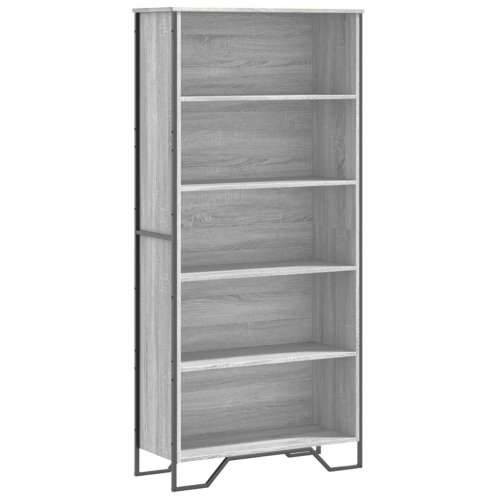 Ormarić za knjige boja hrasta 80x31x169 cm konstruirano drvo - Sivi hrast sonoma 1 169 cm 80 cm Cijena