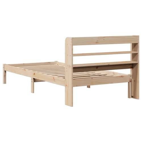 Okvir kreveta bez madraca 75 x 190 cm od masivne borovine - Prirodna 75 x 190 cm Cijena