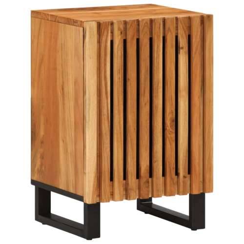 Kupaonski ormarić 38x34x58 cm od masivnog drva bagrema - Smeđa Masivno bagremovo drvo 1 Cijena