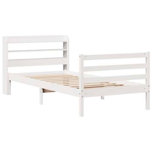 Okvir kreveta s uzglavljem bez madraca bijeli 90x200 cm - Bijela 90 x 200 cm Cijena