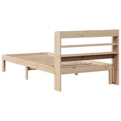 Okvir kreveta s uzglavljem 75x190 cm od borovine - Prirodna 75 x 190 cm Cijena