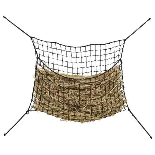Mreže za sijeno 2 kom pravokutne crna 90 x 60 cm PP - Crna 0.9 x 0.6 m 2 Cijena