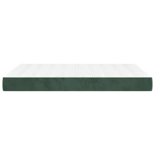 Madrac s oprugama tamnozeleni 120x210x20 cm baršunasti - Tamnozelena 120 x 210 cm 1 Cijena