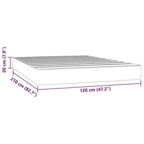 Madrac s oprugama tamnozeleni 120x210x20 cm baršunasti - Tamnozelena 120 x 210 cm 1 Cijena