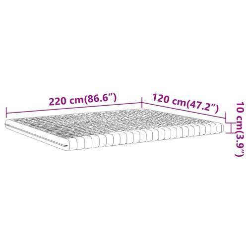 Madrac od pjene bijeli 120x220 cm 7 zona tvrdoća 20 ILD - 120 x 220 cm 1 Cijena