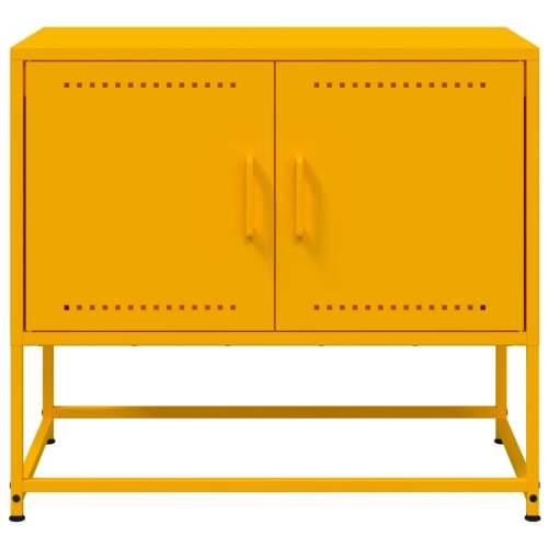TV ormarić boja senfa 68,5 x 39 x 60,5 cm čelični - Žuta 1 Cijena