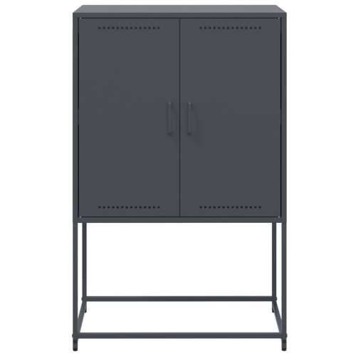Visoka komoda antracit 68,5x38,5x107 cm čelična Antracit 1 Cijena