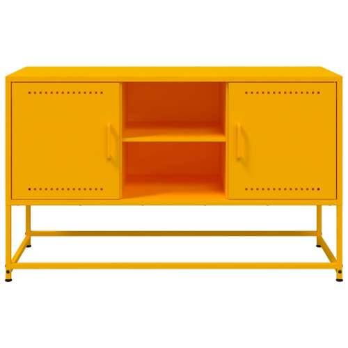 TV ormarić boja senfa 100,5 x 39 x 60,5 cm čelični - Žuta 1 Cijena