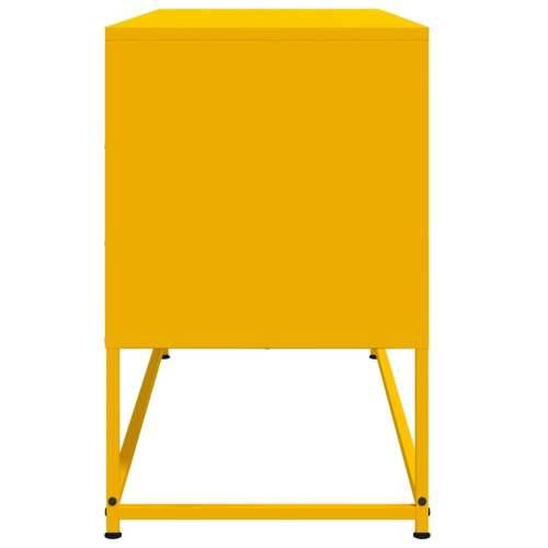 TV ormarić boja senfa 100,5 x 39 x 60,5 cm čelični - Žuta 1 Cijena