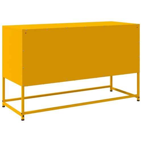 TV ormarić boja senfa 100,5 x 39 x 60,5 cm čelični - Žuta 1 Cijena