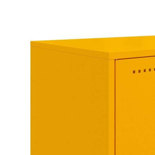 TV ormarić boja senfa 100,5 x 39 x 60,5 cm čelični - Žuta 1 Cijena
