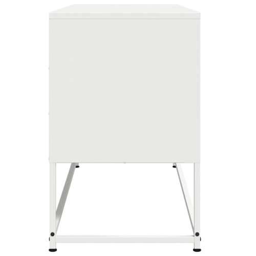 TV ormarić bijeli 100,5 x 39 x 60,5 cm čelični - Bijela 1 Cijena