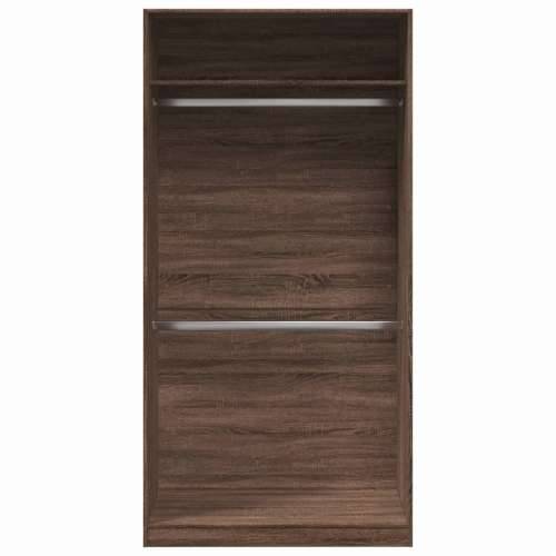 Ormar boja smeđeg hrasta 100 x 50 x 200 cm konstruirano drvo - Smeđi hrast 100 x 50 x 200 cm 1 1 polica Cijena