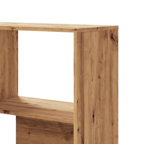 Kutni regal z knjige 4 razine artisian hrast 85x85x140cm drveni - Boja hrasta 1 Cijena