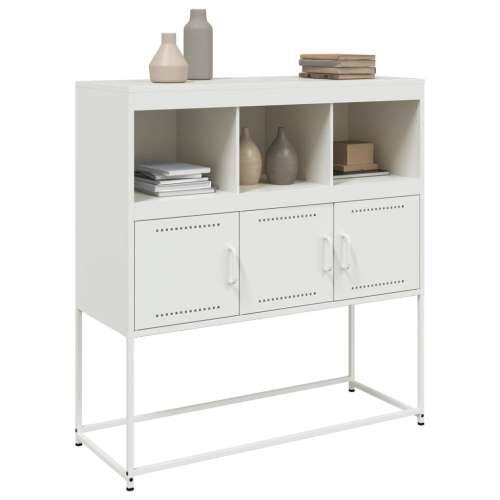 Komoda ružičasta 100,5x39x107 cm čelik - Bijela 1 Cijena