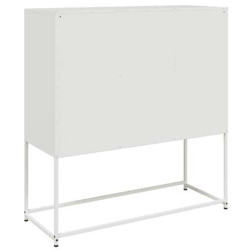 Komoda ružičasta 100,5x39x107 cm čelik - Bijela 1 Cijena
