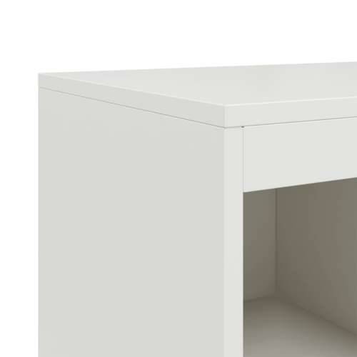 Komoda ružičasta 100,5x39x107 cm čelik - Bijela 1 Cijena