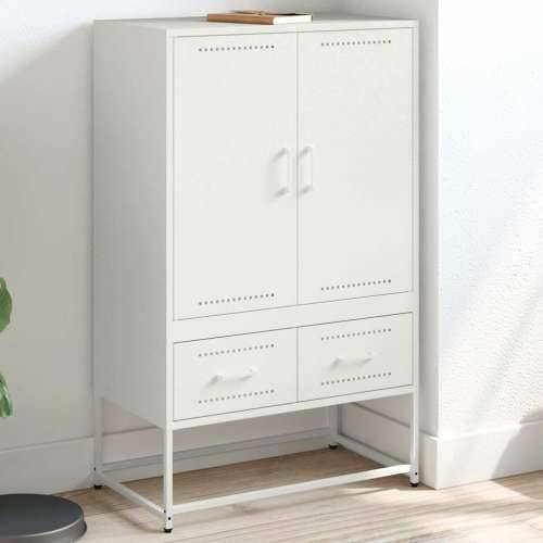 Visoka komoda bijela 68x39x111,5 cm od čelika - Bijela 1 Cijena