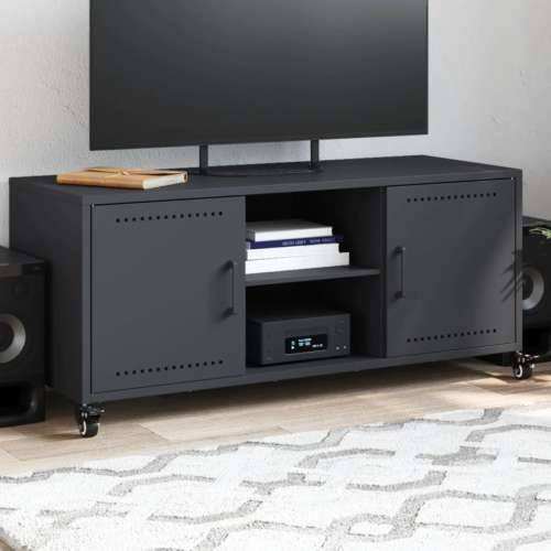 TV ormarić antracit 100,5 x 39 x 43,5 cm čelik - Antracit 1 Cijena
