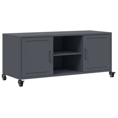 TV ormarić antracit 100,5 x 39 x 43,5 cm čelik - Antracit 1 Cijena
