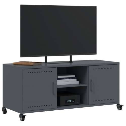 TV ormarić antracit 100,5 x 39 x 43,5 cm čelik - Antracit 1 Cijena