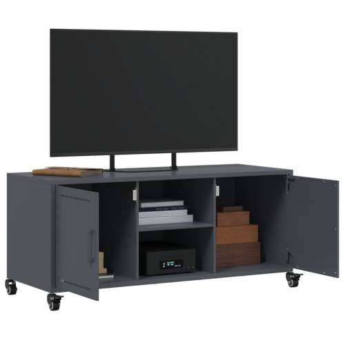 TV ormarić antracit 100,5 x 39 x 43,5 cm čelik - Antracit 1 Cijena