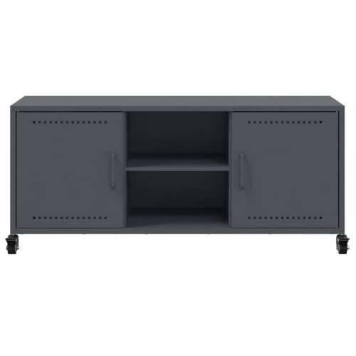 TV ormarić antracit 100,5 x 39 x 43,5 cm čelik - Antracit 1 Cijena