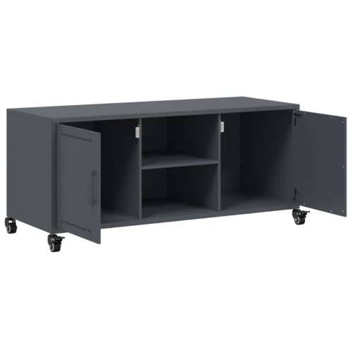 TV ormarić antracit 100,5 x 39 x 43,5 cm čelik - Antracit 1 Cijena