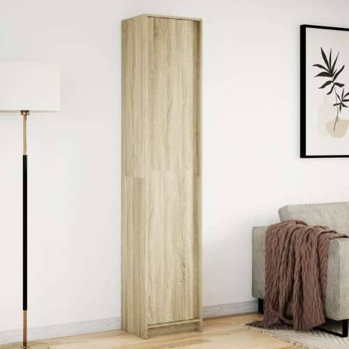 Visoka komoda LED boja hrasta 41,5x32,5x200cm konstruirano drvo - sonoma hrast 1 41.5 cm Cijena