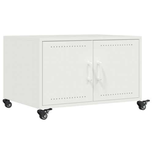 Stolić za kavu bijeli 68x50x43,5 cm čelik - Bijela 1 Cijena
