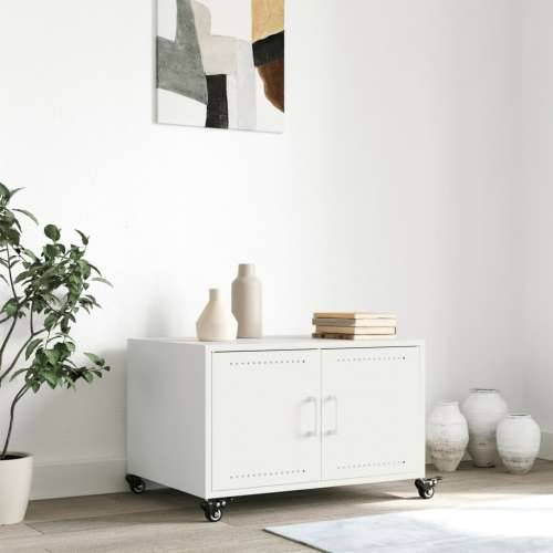 Stolić za kavu bijeli 68x50x43,5 cm čelik - Bijela 1 Cijena
