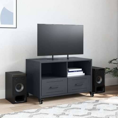 TV ormarić antracit 68x39x43,5 cm čelik - Antracit 1 Cijena