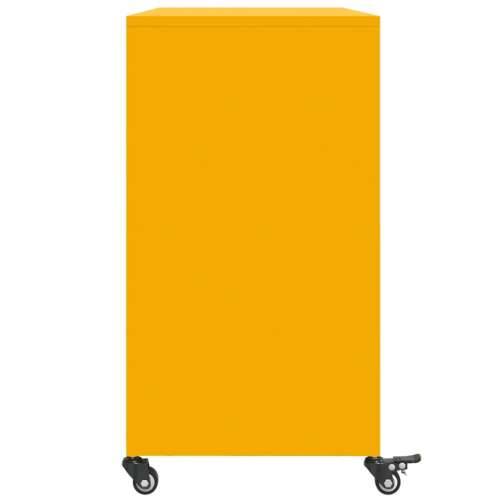 Komoda boja senfa 100,5x39x72 cm čelični - Žuta 1 Cijena