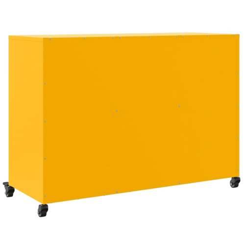 Komoda boja senfa 100,5x39x72 cm čelični - Žuta 1 Cijena