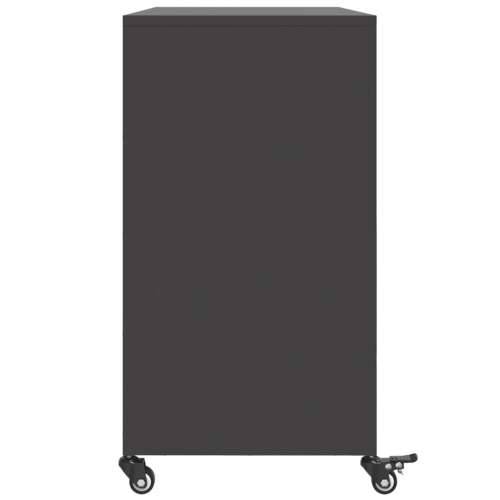 Komoda crna 100,5 x 39 x 72 cm čelik - Crna 1 Cijena